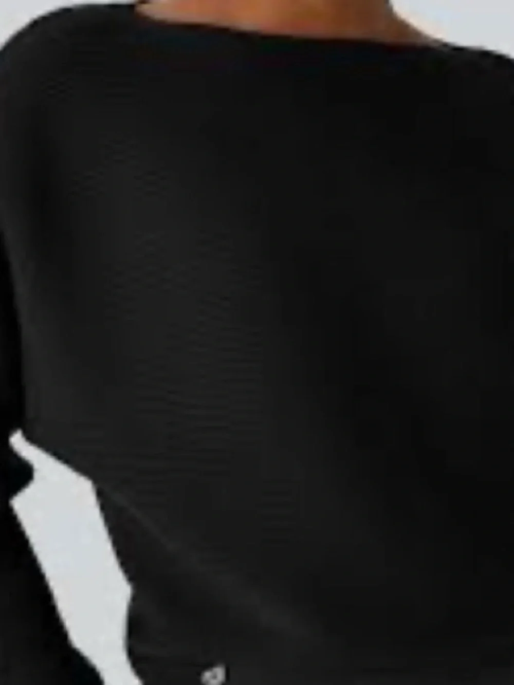 Republic Black Scoop-Neck Women's Sweater